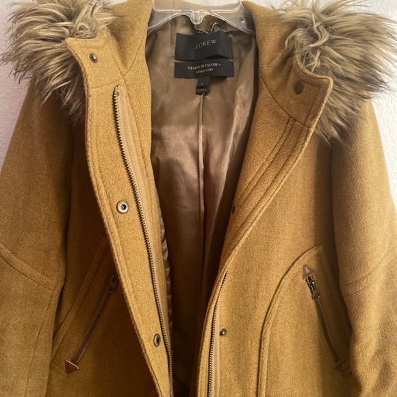 JCREW Tan Chateau parka in Italian stadium-cloth - Picture 7 of 13